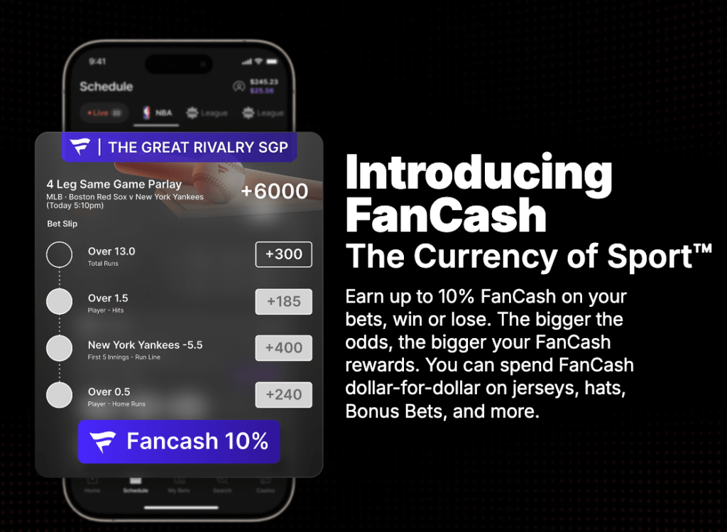 Fanatics Sportsbook promo information