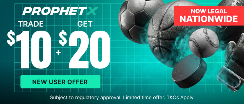 Prophet X New Customer Welcome Offer Promo Image June 2026