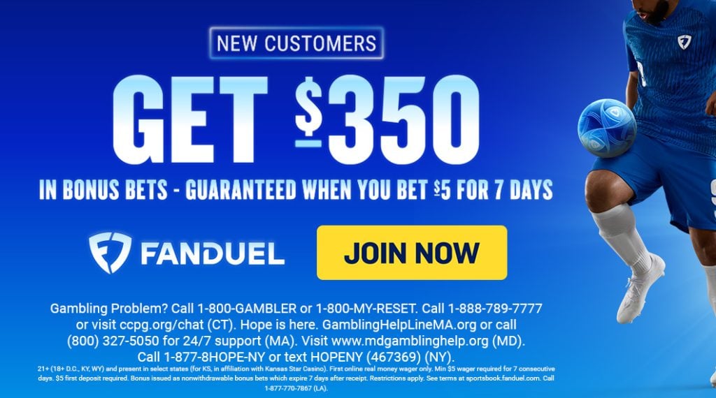 FanDuel Sportsbook June 2026 World Cup Welcome Offer Image