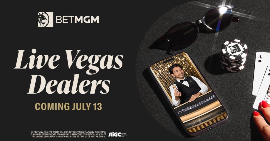 BetMGM Casino Live Vegas Dealers Promo Image July 2026