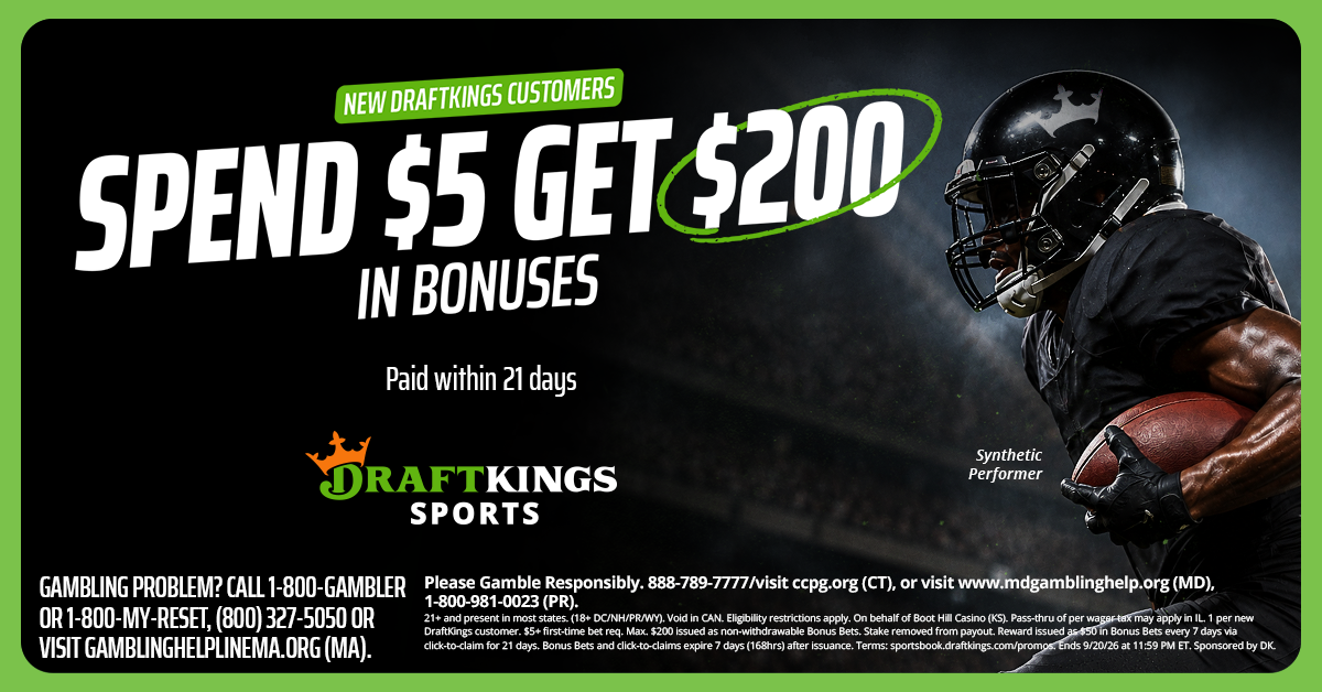 DraftKings Sportsbook August 2026 Welcome Promo Image