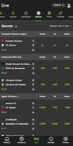 bet365 Sportsbook app