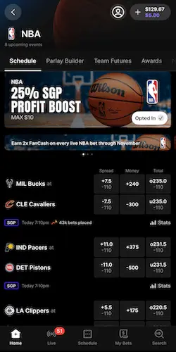 Fanatics Sportsbook app