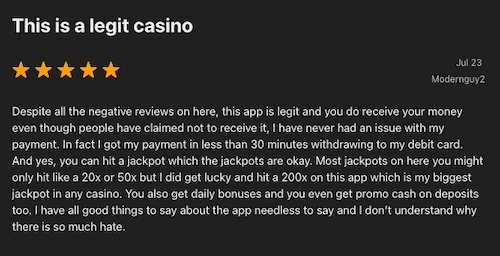 Poly Casino user reiew