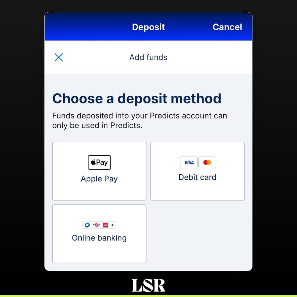 FanDuel Predicts Deposit Method