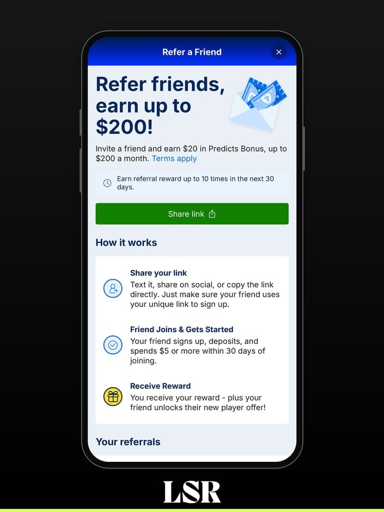 FanDuel Predicts Referral Program
