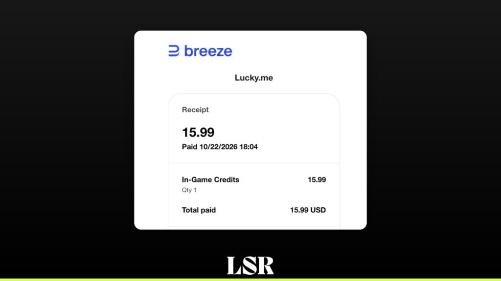 Lucky.Me - Breeze Purchase Receipt