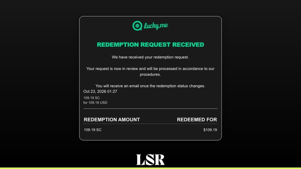 Lucky.Me - Redemption Request Received