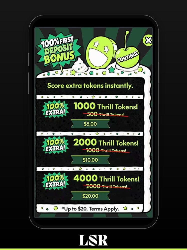 Thrillaroo First Deposit Bonus Offer
